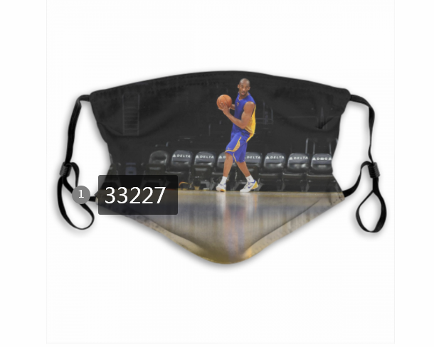2021 NBA Los Angeles Lakers #24 kobe bryant 33227 Dust mask with filter->nba dust mask->Sports Accessory